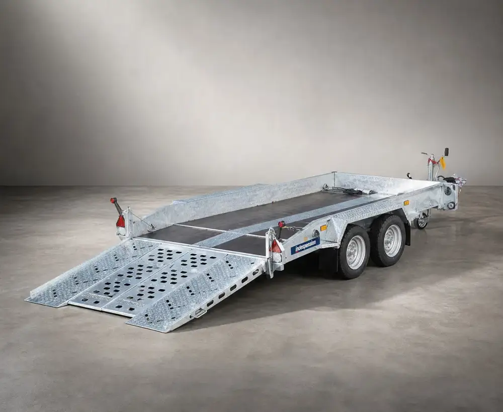 Indespension 12' x 6' Challenger 50 Beavertail Trailer - 3500kg - image 1 of 6