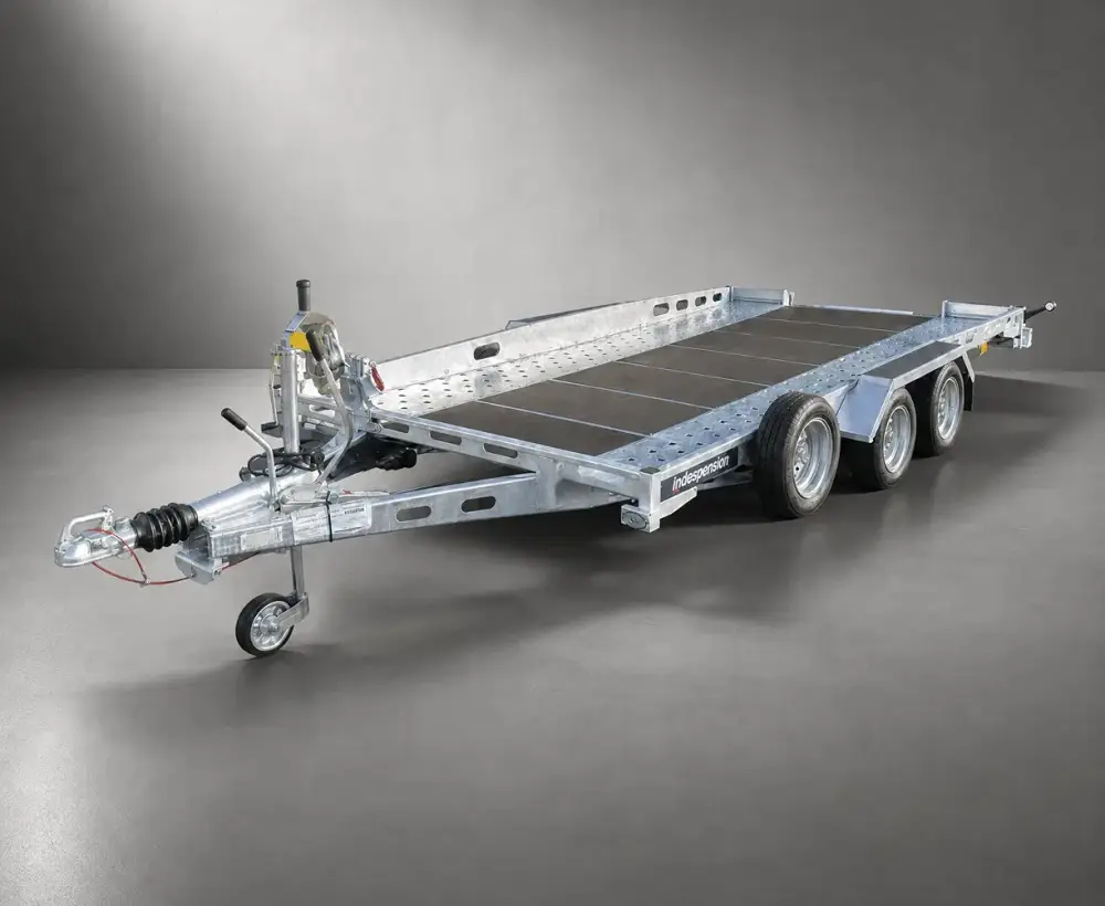 Indespension 14'1" x 6'4" Fixed Bed Car Transporter Trailer - image 1 of 6