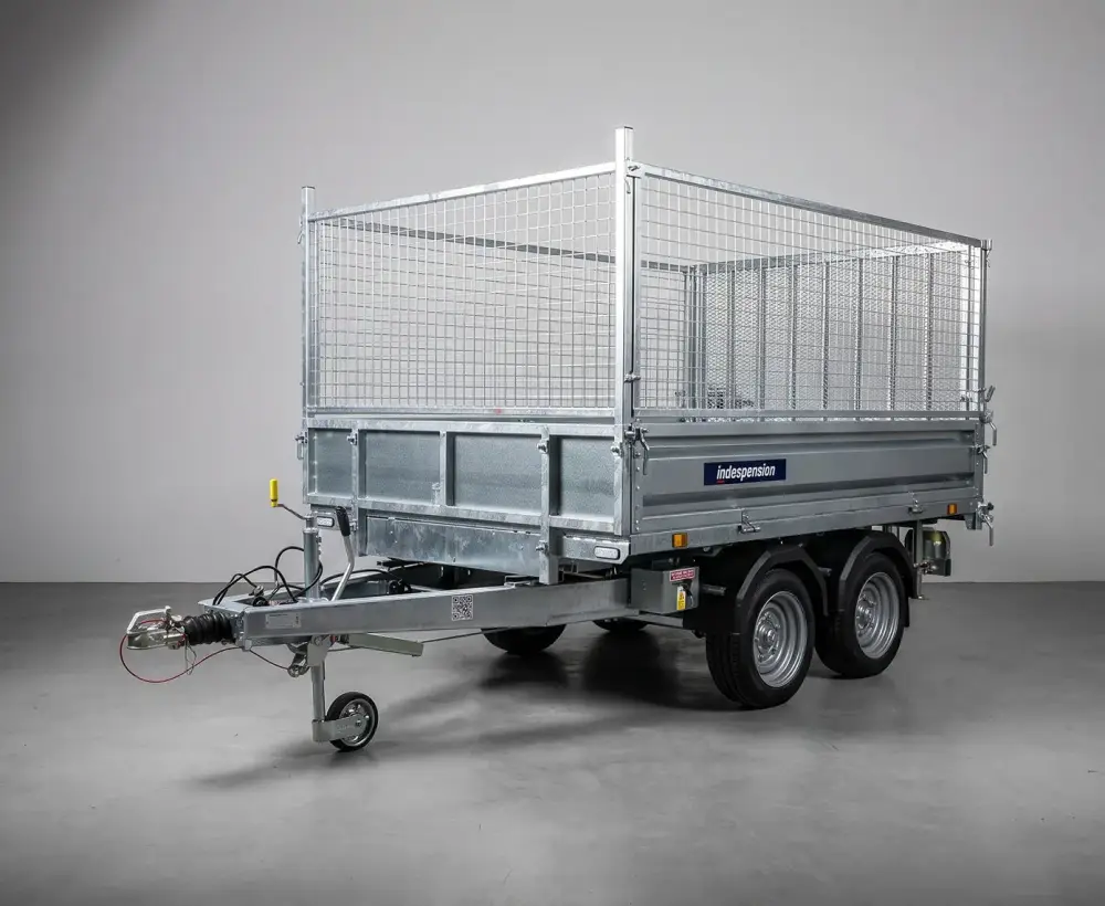 Indespension 8'1" x 5'3" Electric Rear Tipper Trailer - image 1 of 5