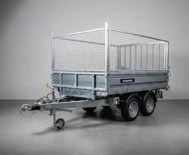 Indespension 8'1" x 5'3" Electric Rear Tipper Trailer